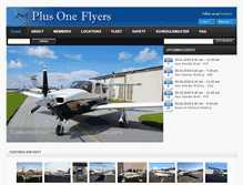 Tablet Screenshot of plusoneflyers.org